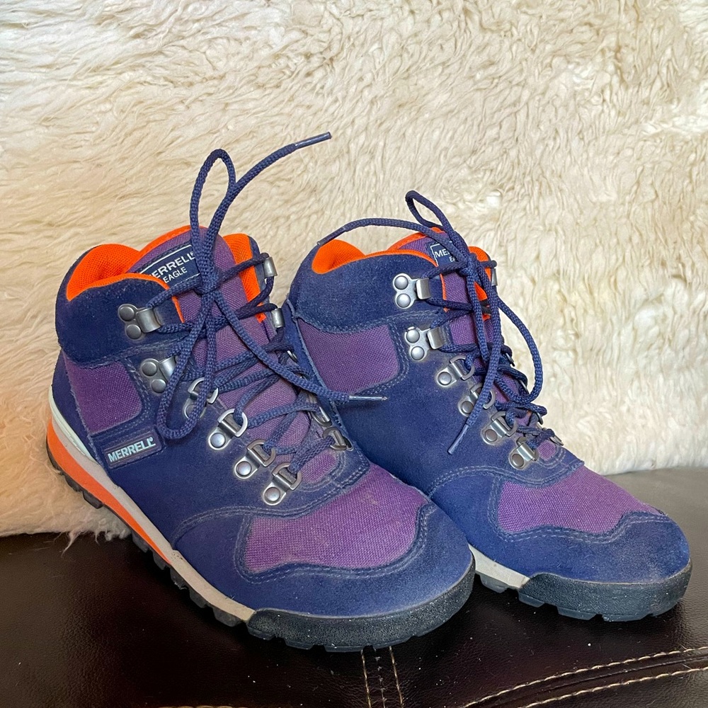 Purple Eagle Merrell hiking boots